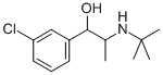 3-Chloro-alpha-[1-[(1,1-dimethylethyl)amino]ethyl]benzenemethanol 구조식 이미지