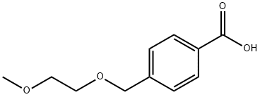 4-[(2-methoxyethoxy)methyl]benzoic acid Structure