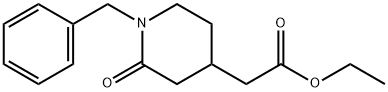 Ethyl 2-(1-benzyl-2-oxo-Piperidin-4-yl)-acetate Structure
