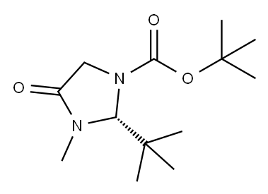 (R)-(+)-1-BOC-2-TERT-BUTYL-3-METHYL-4-IMIDAZOLIDINONE Structure
