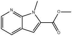 Methyl 1-Methyl-1H-pyrrolo[2,3-b]pyridin-2-carboxylate Structure