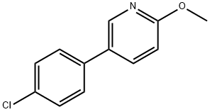 5-(4-Chlorophenyl)-2-methoxypyridine Structure