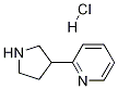 2-(PYRROLIDIN-3-YL)PYRIDINE HCL Structure