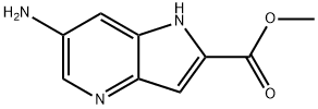 Methyl 6-amino-1H-pyrrolo[3,2-b]pyridine-2-carboxylate 구조식 이미지