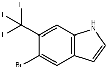 5-bromo-6-(trifluoromethyl)-1H-indole Structure