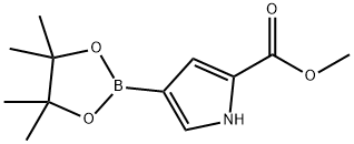 Methyl 4-(4,4,5,5-tetraMethyl-1,3,2-dioxaborolan-2-yl)-1H-pyrrole-2-carboxylate 구조식 이미지