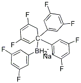 Borate(1-), tetrakis(3,5-difluorophenyl)-, sodiuM(1:1) Structure