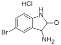3-AMINO-5-BROMOINDOLIN-2-ONE HYDROCHLORIDE Structure