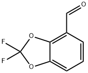 2,2-Difluorobenzodioxole-4-carboxaldehyde 구조식 이미지