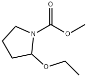 2-ethoxy-1-Pyrrolidinecarboxylic acid Methyl ester 구조식 이미지