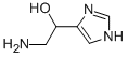 4(5)-(2-amino-1-hydroxyethyl)imidazole 구조식 이미지