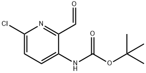 CarbaMicacid,N-(6-클로로-2-forMyl-3-피리디닐)-,1,1-디메틸에틸에스테르 구조식 이미지