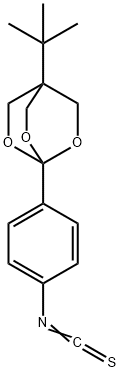 4-(t-butyl)-1-(4-isothiocyanatophenyl)-2,6,7-trioxabicyclo(2.2.2)octane 구조식 이미지
