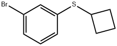 1-브로모-3-시클로부틸티오벤젠 구조식 이미지