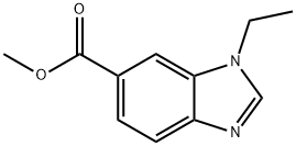 메틸1-에틸-1H-벤조[d]i미다졸-6-카르복실레이트 구조식 이미지
