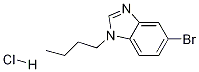 5-Bromo-1-butyl-1H-benzo[d]imidazole hydrochloride Structure