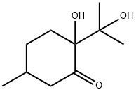 Cyclohexanone,  2-hydroxy-2-(1-hydroxy-1-methylethyl)-5-methyl- 구조식 이미지