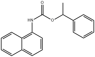 카르밤산,1-나프탈레닐-,1-페닐에틸에스테르(9CI) 구조식 이미지