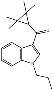 (1-Propyl-1H-indol-3-yl)(2,2,3,3-tetramethylcyclopropyl)methanone Structure