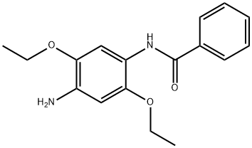 N-(4-아미노-2,5-다이에톡시페닐)벤즈아마이드 구조식 이미지