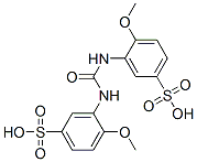 3,3'-(carbonyldiimino)bis[4-methoxybenzenesulphonic] acid  Structure