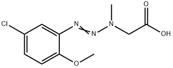 [3-(5-chloro-2-methoxyphenyl)-1-methyl-2-triazenyl]acetic acid 구조식 이미지