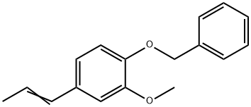 1-Benzyloxy-2-methoxy-4-propenylbenzene  구조식 이미지