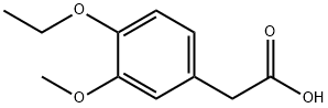 4-Ethoxy-3-methoxyphenylacetic acid Structure