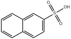 Naphthalene-2-sulfonic acid  구조식 이미지
