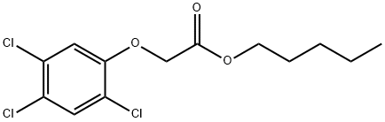 pentyl (2,4,5-trichlorophenoxy)acetate 구조식 이미지