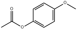 Acetic acid p-methoxyphenyl ester Structure