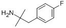 1-(4-Fluorophenyl)-2-methylpropan-2-amine 구조식 이미지