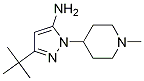 3-tert-butyl-1-(1-Methylpiperidin-4-yl)-1H-pyrazol-5-
aMine Structure