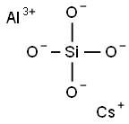 CESIUM ALUMINUM ORTHOSILICATE  -100 Structure