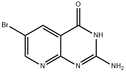 2-AMINO-6-BROMOPYRIDO[2,3-D]PYRIMIDIN-4(3H)-ONE 구조식 이미지