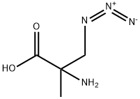 2-amino-3-azido-2-methyl-propanoic acid Structure