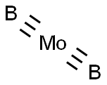 MOLYBDENUM DIBORIDE 구조식 이미지