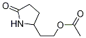 5-[2-(acetyloxy)ethyl]-2-Pyrrolidinone 구조식 이미지