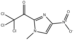 1-METHYL-4-NITRO-2-(TRICHLOROACETYL)-1H-IMIDAZOLE Structure