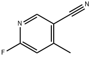 6-Fluoro-4-methylpyridine-3-carbonitrile 구조식 이미지