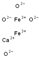 calcium diiron tetraoxide Structure