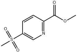 Methyl 5-(Methylsulfonyl)pyridine-2-carboxylate Structure