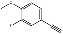 4-에티닐-2-플루오로-1-메톡시-벤젠 구조식 이미지
