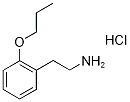 [2-(2-Propoxyphenyl)ethyl]amine hydrochloride 구조식 이미지