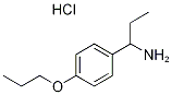 [1-(4-Propoxyphenyl)propyl]amine hydrochloride 구조식 이미지