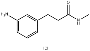 3-(3-Aminophenyl)-N-methylpropanamidehydrochloride Structure