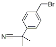 2-(4-(broMoMethyl)phenyl)-2-Methylpropanenitrile Structure