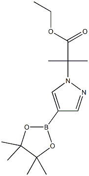 2-dioxaborolan-2-yl)-1H-pyrazol-1-yl)propanoate Structure