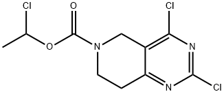 1-chloroethyl 2,4-dichloro-7,8-dihydropyrido[4,3-d]pyriMidine-6(5H)-carboxylate Structure