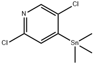 2,5-Dichloro-4-(trimethylstannyl)pyridine Structure